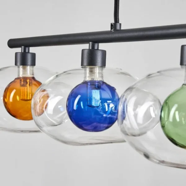 hofstein Monsul Plafonnier Noir, 5 lumières* Lampes Modernes