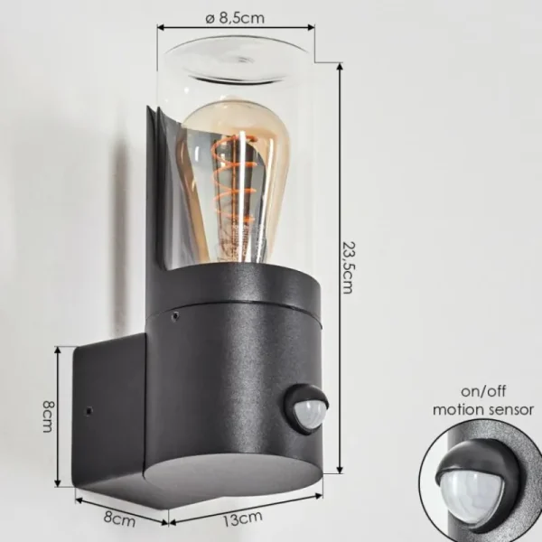 hofstein Morbak Lampe murale d´extérieur Noir, 1 lumière* Lampes Modernes