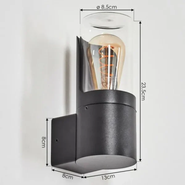 hofstein Morbak Lampe murale d´extérieur Noir, 1 lumière* Lampes Modernes