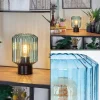 hofstein Moruja Lampe à poser Noir, 1 lumière* Lampes En Verre