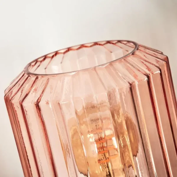 hofstein Moruja Lampe à poser Noir, 1 lumière* Lampes En Verre