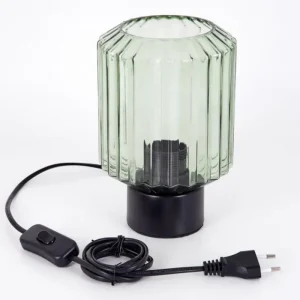 hofstein Moruja Lampe à poser Noir, 1 lumière* Lampes En Verre