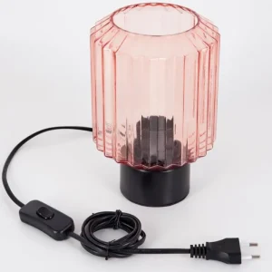 hofstein Moruja Lampe à poser Noir, 1 lumière* Lampes En Verre