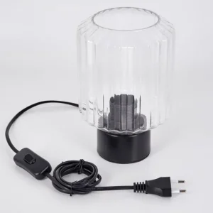 hofstein Moruja Lampe à poser Noir, 1 lumière* Lampes En Verre