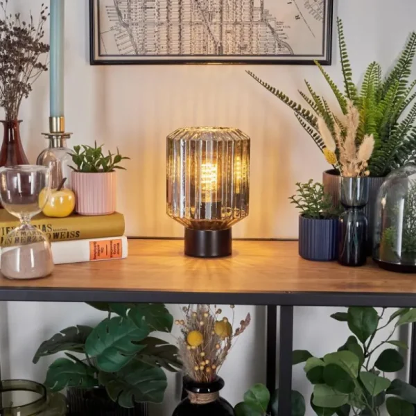 hofstein Moruja Lampe à poser Noir, 1 lumière* Lampes Modernes