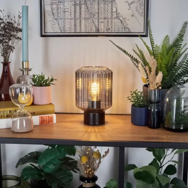 hofstein Moruja Lampe à poser Noir, 1 lumière* Lampes Modernes