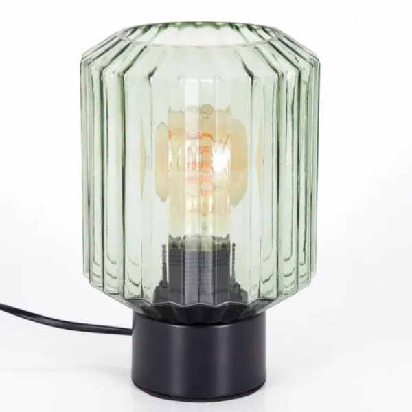 hofstein Moruja Lampe à poser Noir, 1 lumière* Lampes En Verre