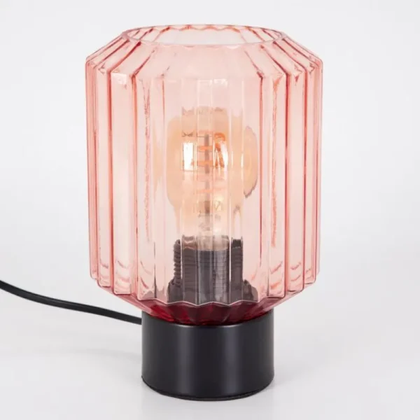 hofstein Moruja Lampe à poser Noir, 1 lumière* Lampes En Verre