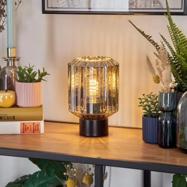 hofstein Moruja Lampe à poser Noir, 1 lumière* Lampes Modernes