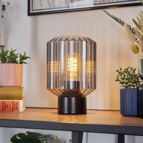 hofstein Moruja Lampe à poser Noir, 1 lumière* Lampes Modernes