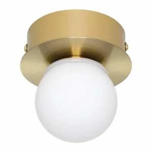 Luminaires Eglo MOSIANO Plafonnier LED Or, Laiton, 1 lumière* Lampes En Verre