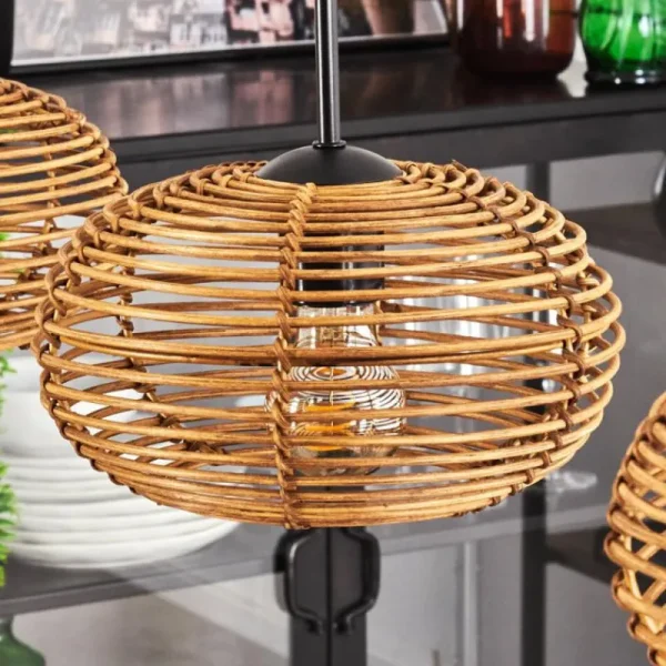 hofstein Mulstrand Suspension Noir, 3 lumières* Lampes Modernes