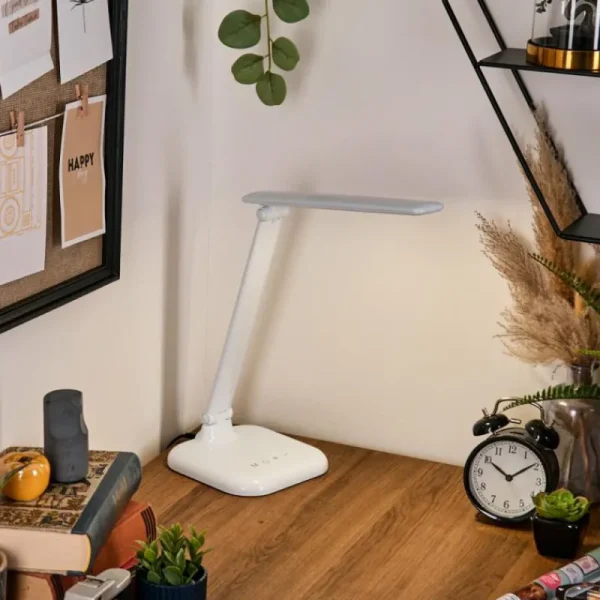 hofstein Munkdrup Lampe à poser, Liseuse LED Blanc, 1 lumière* Lampes Modernes