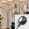hofstein Nikkala Lampadaire Chrome, Noir, 5 lumières* Lampes Modernes