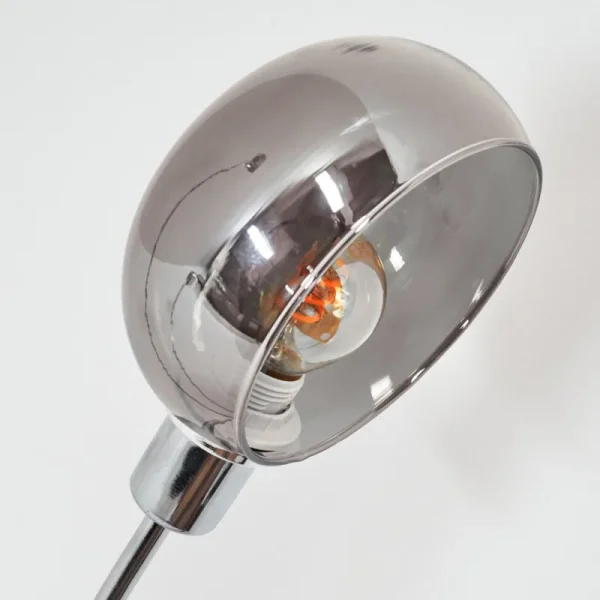 hofstein Nikkala Lampadaire Chrome, Blanc, 3 lumières* Lampes Modernes