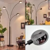 hofstein Nikkala Lampadaire Marbre, Noir, 3 lumières* Lampes Modernes