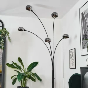 hofstein Nikkala Lampadaire Noir, 5 lumières* Lampes Modernes