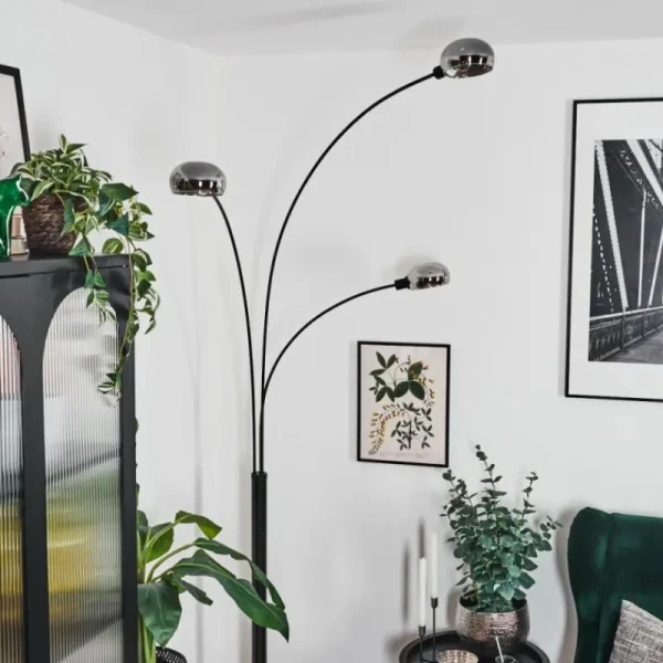 hofstein Nikkala Lampadaire Noir, 3 lumières* Lampes Modernes