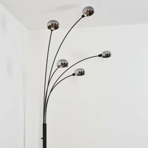 hofstein Nikkala Lampadaire Noir, 5 lumières* Lampes Modernes