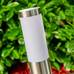 hofstein Norburg Borne lumineuse, Eclairage de chemin Acier inoxydable, 1 lumière* Lampes Modernes