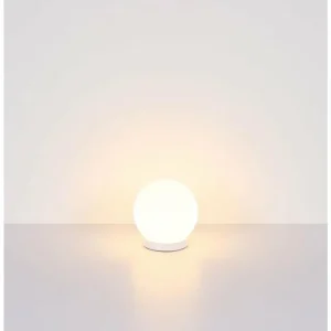 Luminaires Globo Lighting Norta Lampe à poser Blanc, 1 lumière* Lampes En Verre