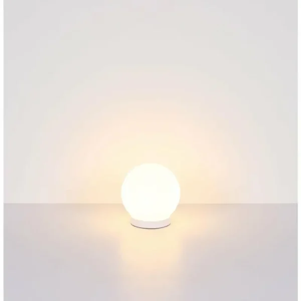 Luminaires Globo Lighting Norta Lampe à poser Blanc, 1 lumière* Lampes En Verre