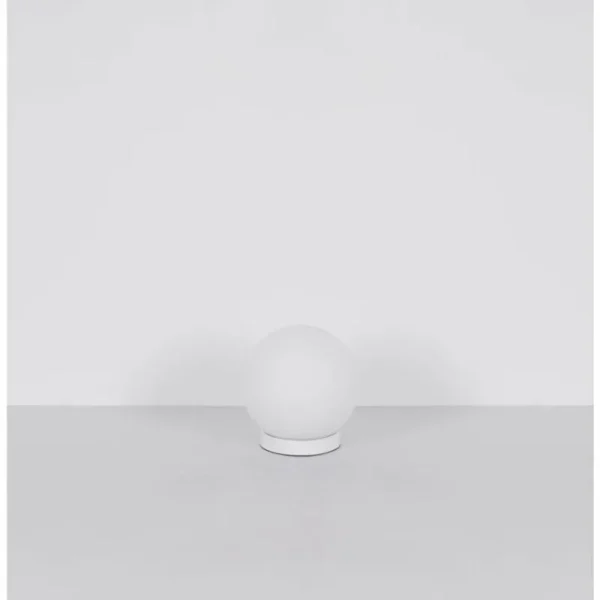 Luminaires Globo Lighting Norta Lampe à poser Blanc, 1 lumière* Lampes En Verre