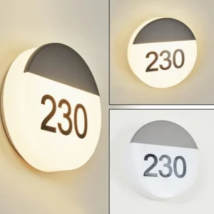 hofstein Numéro d'adresse éclairé Eppeland LED Anthracite, 1 lumière* Lampes Modernes