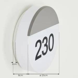 hofstein Numéro d'adresse éclairé Eppeland LED Anthracite, 1 lumière* Lampes Modernes