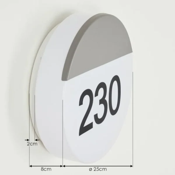 hofstein Numéro d'adresse éclairé Eppeland LED Anthracite, 1 lumière* Lampes Modernes