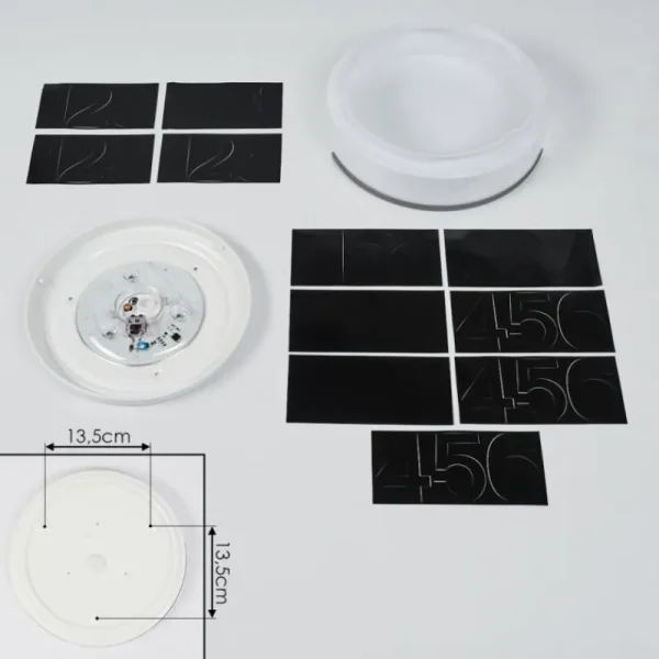 hofstein Numéro d'adresse éclairé Eppeland LED Anthracite, 1 lumière* Lampes Modernes