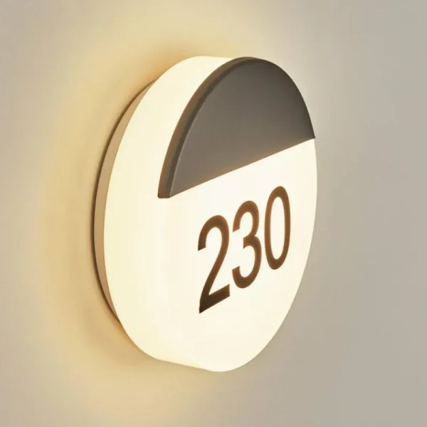 hofstein Numéro d'adresse éclairé Eppeland LED Anthracite, 1 lumière* Lampes Modernes