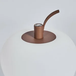 hofstein Opsaheden Lampe à poser LED Brun, Blanc, 1 lumière* Lampes Modernes