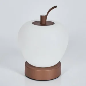 hofstein Opsaheden Lampe à poser LED Brun, Blanc, 1 lumière* Lampes Modernes