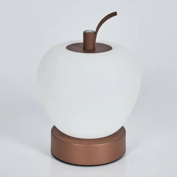 hofstein Opsaheden Lampe à poser LED Brun, Blanc, 1 lumière* Lampes Modernes