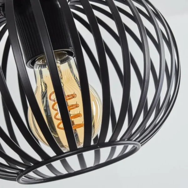 hofstein Oravi Suspension Noir, 4 lumières* Lampes Modernes