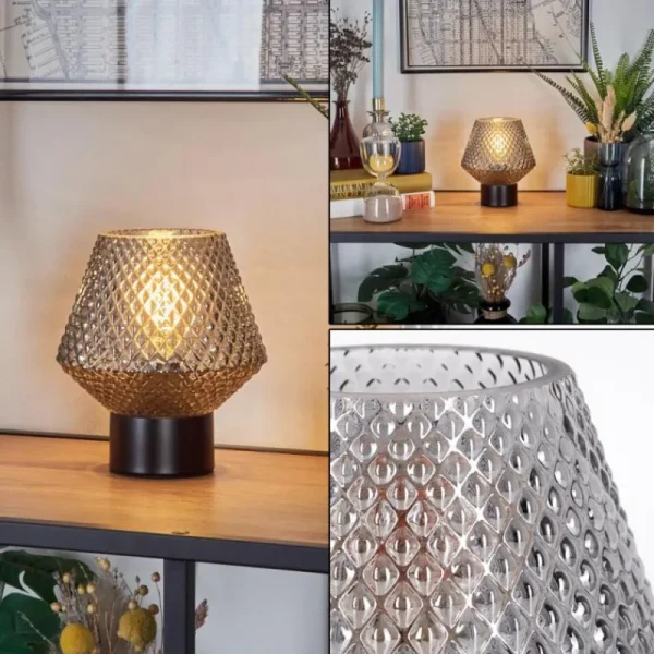hofstein Paderne Lampe à poser Noir, 1 lumière* Lampes Modernes
