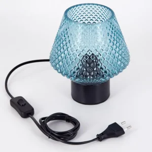 hofstein Paderne Lampe à poser Noir, 1 lumière* Lampes En Verre