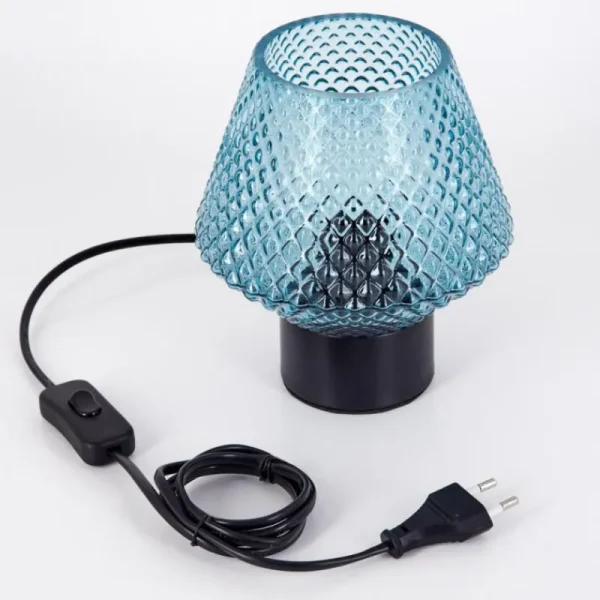 hofstein Paderne Lampe à poser Noir, 1 lumière* Lampes En Verre