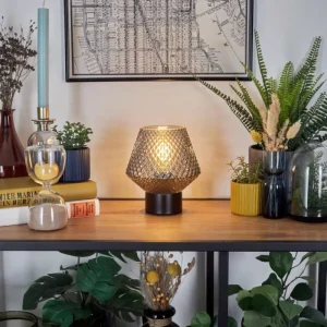 hofstein Paderne Lampe à poser Noir, 1 lumière* Lampes Modernes