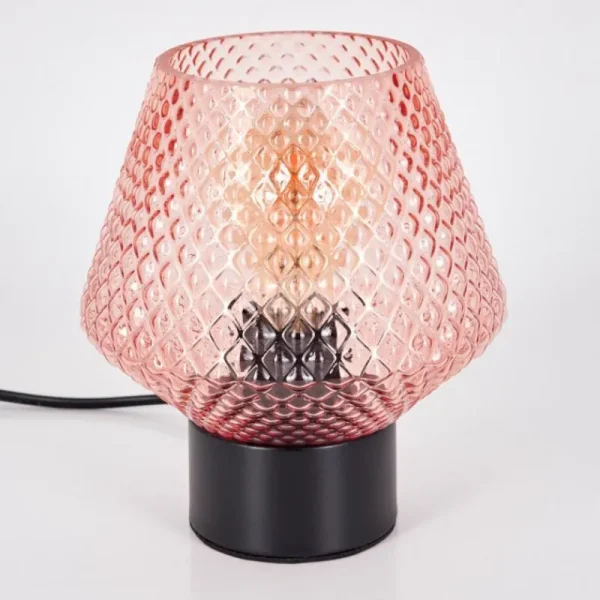 hofstein Paderne Lampe à poser Noir, 1 lumière* Lampes En Verre