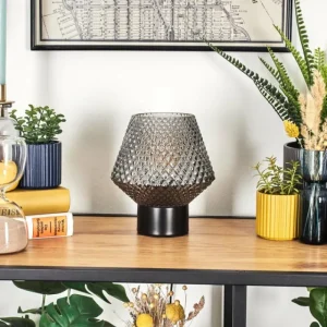 hofstein Paderne Lampe à poser Noir, 1 lumière* Lampes Modernes