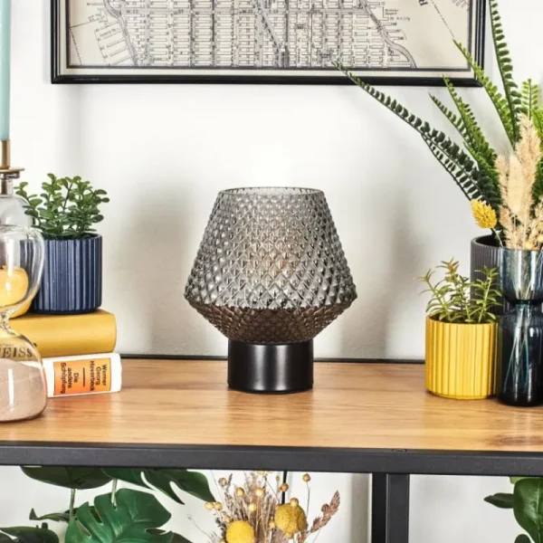 hofstein Paderne Lampe à poser Noir, 1 lumière* Lampes Modernes