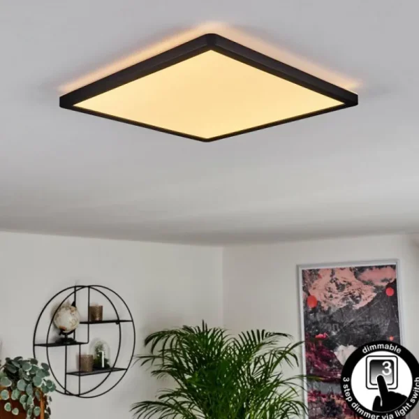 hofstein Panneau LED Boyero Noir, 1 lumière* Lampes Modernes