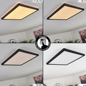 hofstein Panneau LED Boyero Noir, 1 lumière* Lampes Modernes