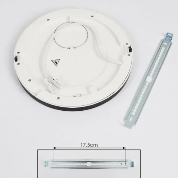 hofstein Panneau LED Canditas Noir, 1 lumière* Lampes Modernes