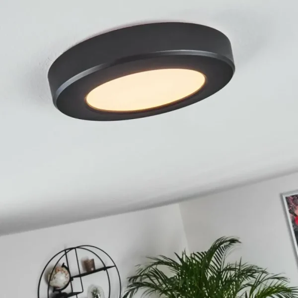 hofstein Panneau LED Canditas Noir, 1 lumière* Lampes Modernes