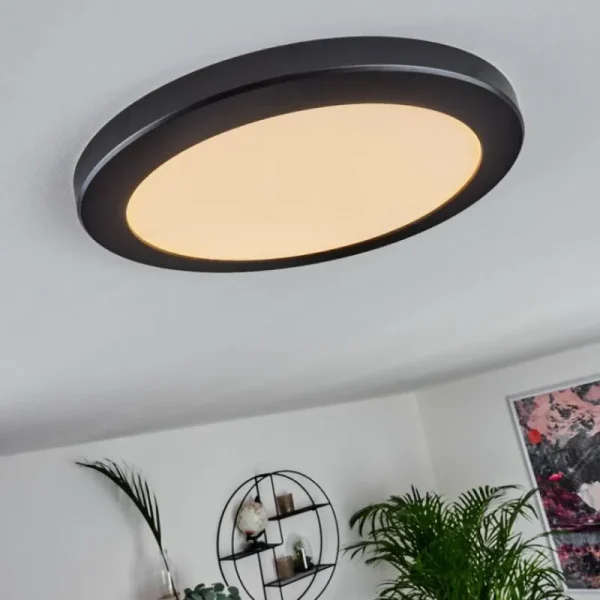 hofstein Panneau LED Canditas Noir, 1 lumière* Lampes Modernes