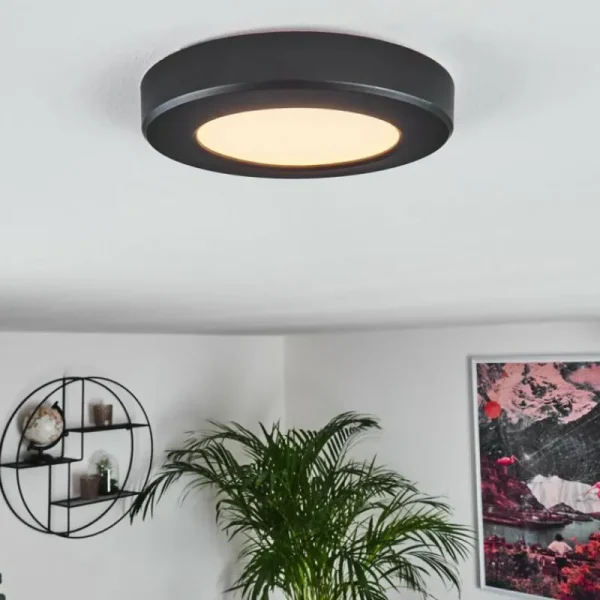 hofstein Panneau LED Canditas Noir, 1 lumière* Lampes Modernes