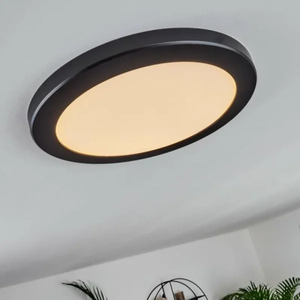 hofstein Panneau LED Canditas Noir, 1 lumière* Lampes Modernes